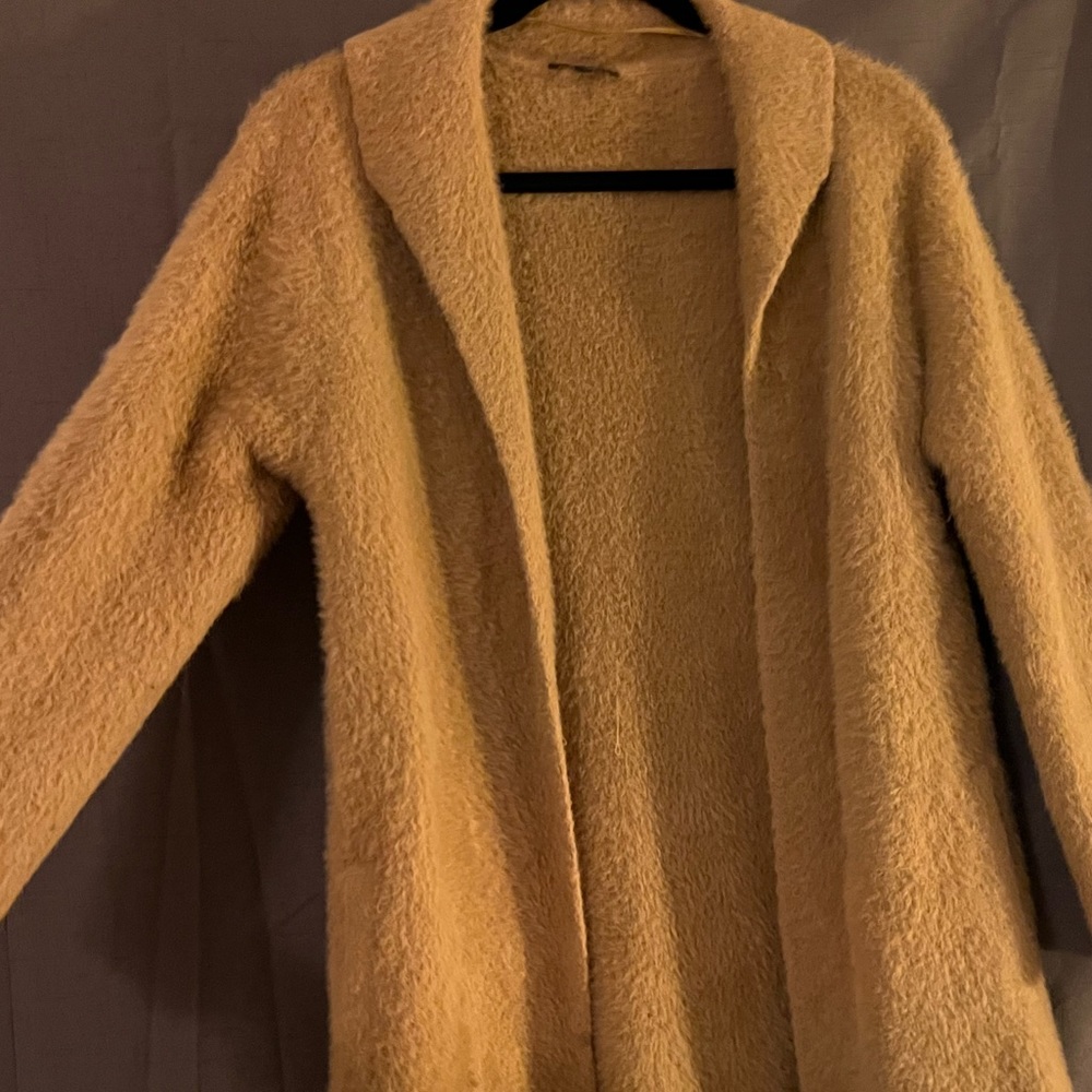 The Limited Duster Cardigan in Beige